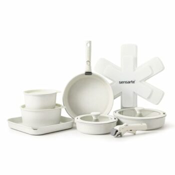 SENSARTE 17 Piece Pots and Pans Set