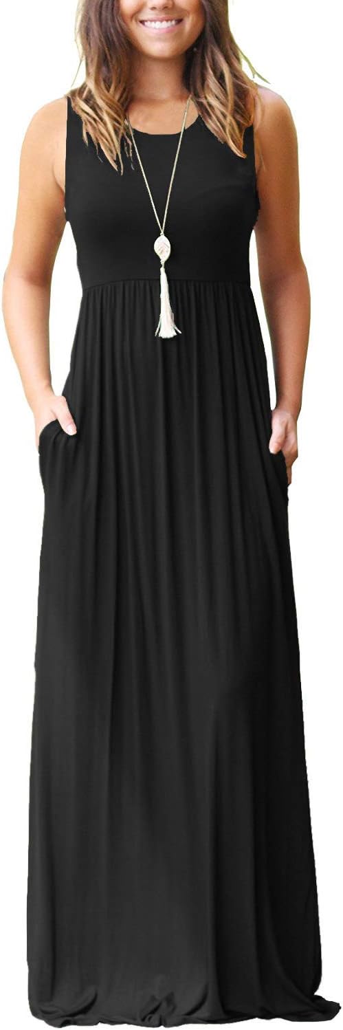 MOLERANI Women's Loose Plain Maxi Dresses Review 1 Product Image