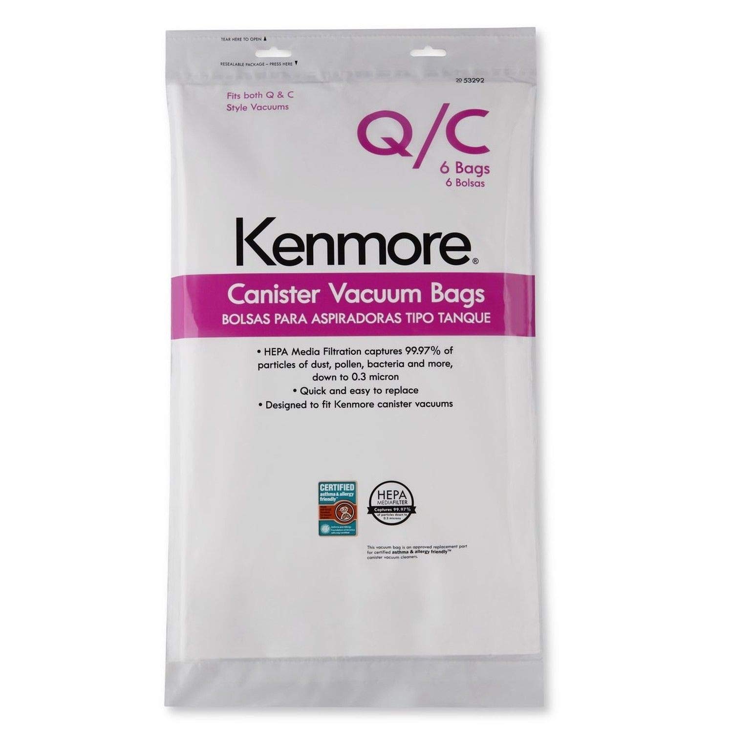 Comprehensive Review of Kenmore Canister Vacuum Bags Type Q & C 1 Product Image