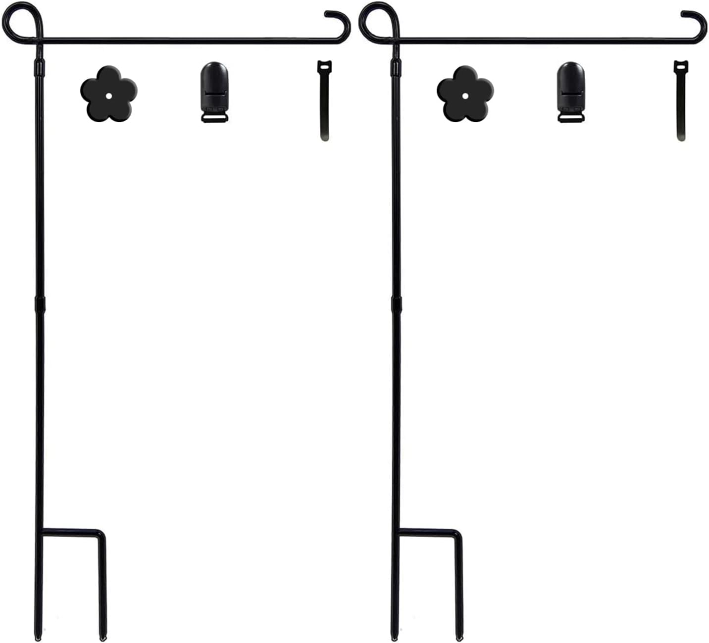 YEAHOME 2PC Garden Flag Holder Stand Review 1 Product Image