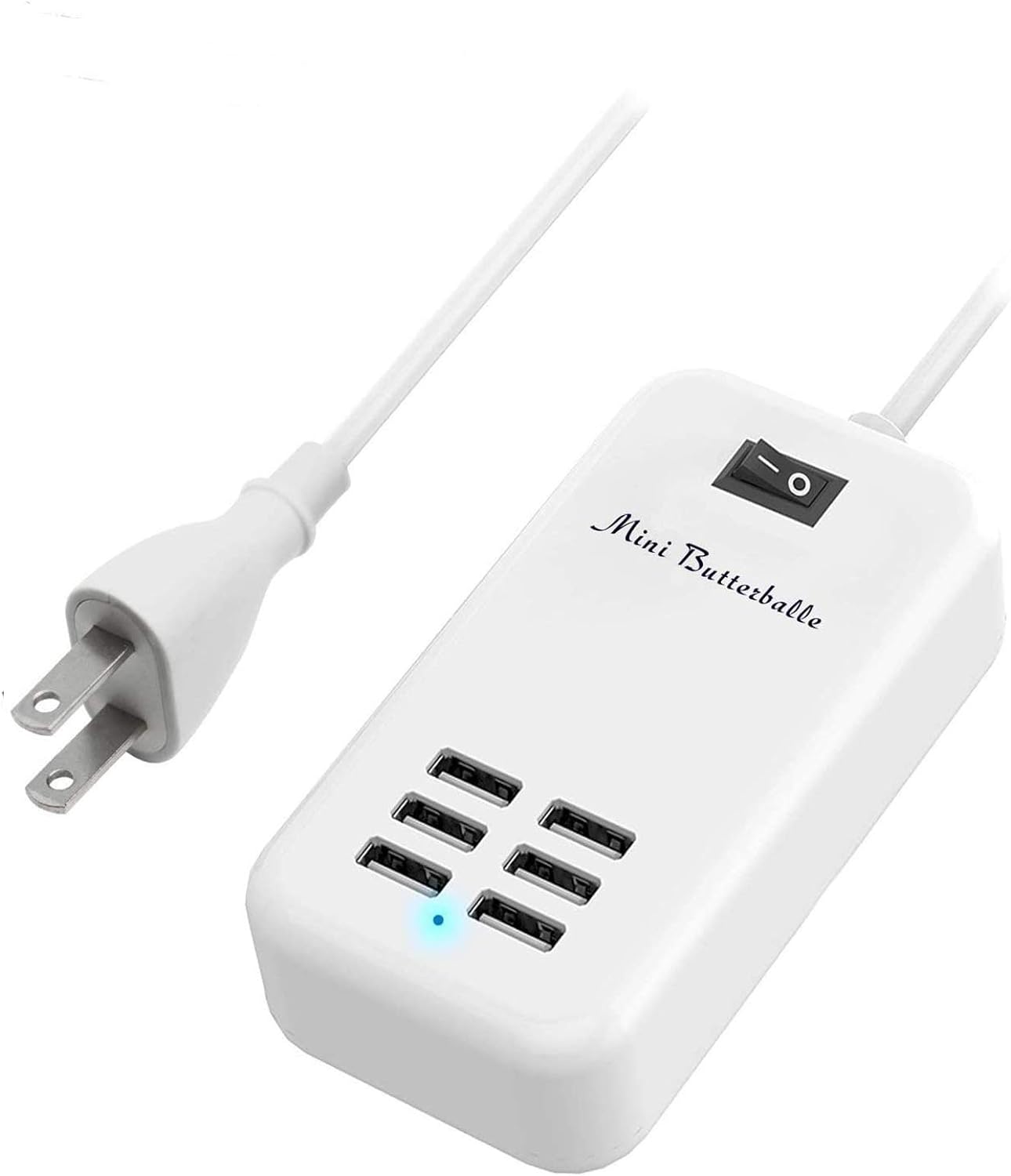 Comprehensive Review of the 6 Ports USB Charger Hub Desktop 1 Product Image