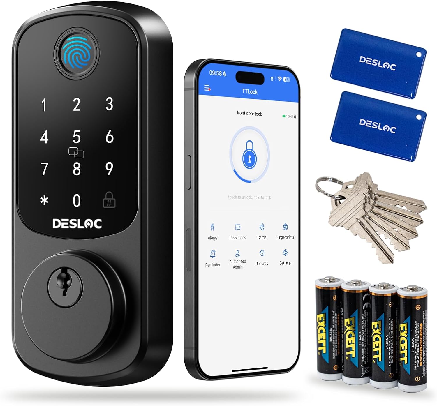 Exploring the DESLOC B200 Fingerprint Smart Door Lock 1 Product Image