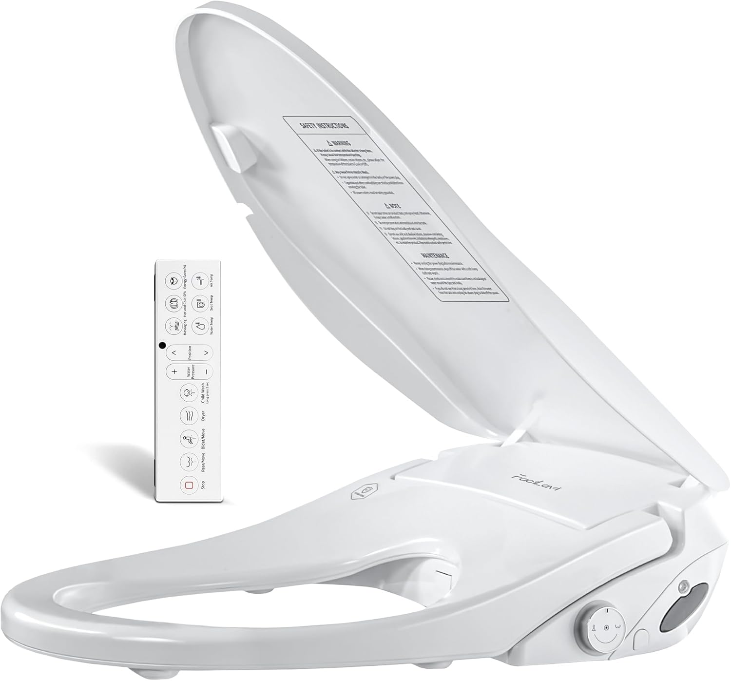 Enhance Your Bathroom Experience with the Facilavi Bidet Toilet Seat 1 Product Image