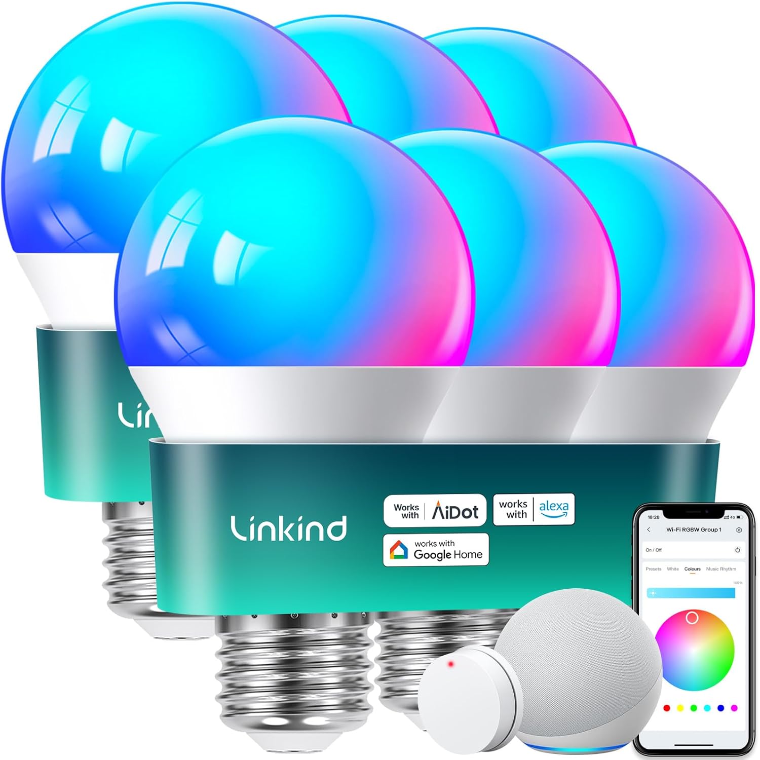 Illuminate Your Space with Linkind Smart Light Bulbs 1 Product Image
