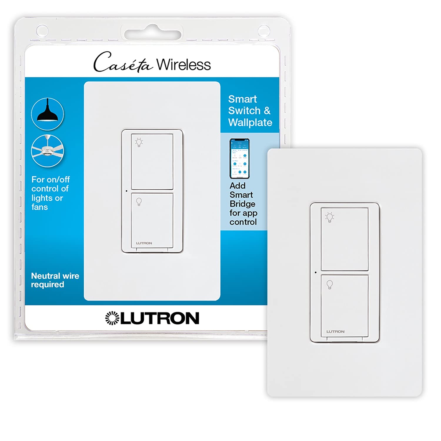 Illuminate Your Home with the Lutron Caseta Smart Home 5A Switch 1 Product Image