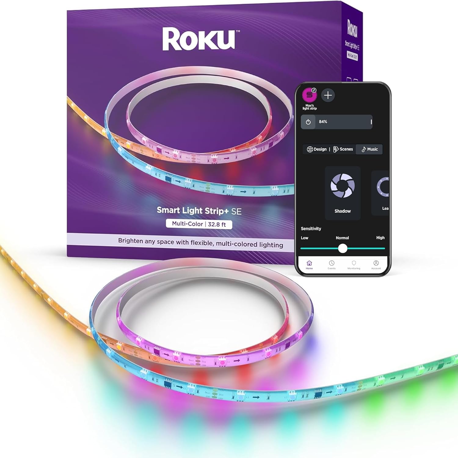 Roku Smart LED Light Strip+: Brighten Your Space with Colorful Lighting 1 Product Image