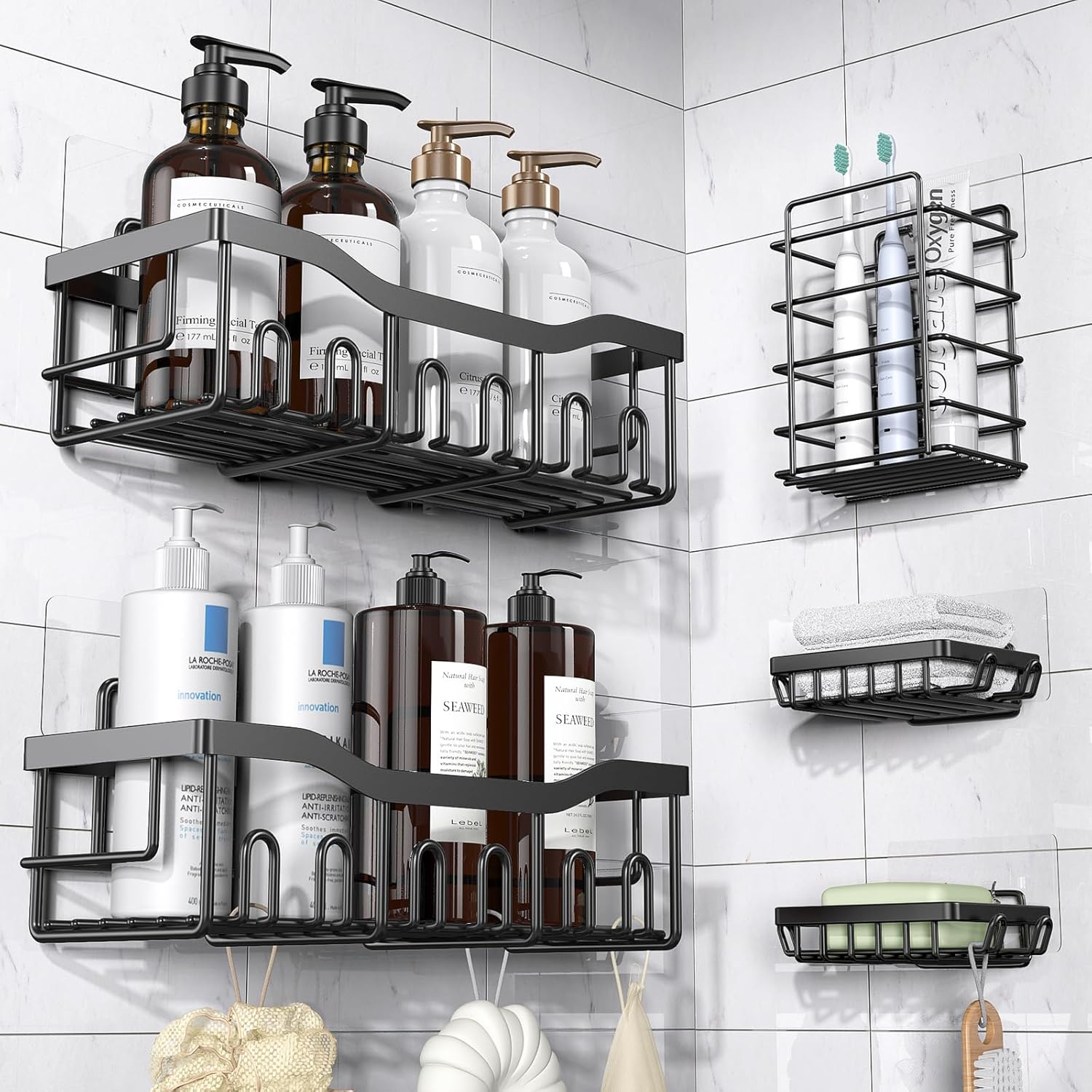 Ultimate Guide to the Adhesive Shower Caddy: Organize Your Bathroom with Ease 1 Product Image