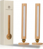 Illuminate Your Space with the 360° Rotatable Wooden LED Wall Lamp