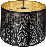 Transform Your Space with ALUCSET Metal Etching Process Large Lamp Shades
