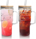 ANOTION Glass Cups with Lids and Straws Review: Ultimate Tumbler Experience