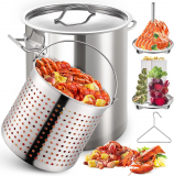Enhance Your Cooking Experience with the ARC 40QT Stainless Steel Stock Pot