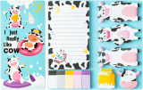 B1ykin Funny Cow Sticky Notes Set: A Delightful Addition to Your Stationery Collection