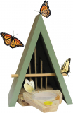 Create a Butterful Habitat with the Butterfly House and Feeder