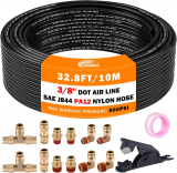 Maximize Your Industrial Efficiency with CheeMuii’s 3/8 Brass DOT Air Fittings and Hose Kit