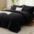 Experience Comfort with the HIG 3pc Green Queen Size Comforter Set