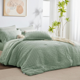 CozyLux Queen Seersucker Comforter Set Review
