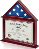 Honor Your Heroes with the DecoWoodo Flag Certificate Display Case