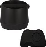 Discover the 6 Inch Large Capacity Design Espresso Knock Box and Tamping Mat Set