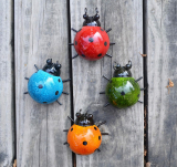 Enhance Your Garden with GIFTME 5 Ladybug Metal Wall Art