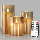Experience the Warmth: Glass Battery Operated LED Flameless Candles Review