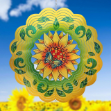 Elevate Your Space with the GOTOME Sunflower Wind Spinner