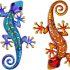 Transform Your Space with HONGLAND Metal Gecko Wall Art