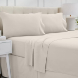 Experience Luxury with lalaLOOM Full Bed Sheet Set
