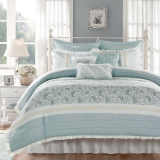 A Cozy Overview of the Madison Park Dawn 100% Cotton Shabby Chic Comforter Set