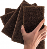 Mastering Grime with Heavy Duty XL Brown Scouring Pads