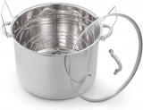Preserve with Ease Using the McSunley 21.5 Qt Stainless Steel Prep N Cook Water Bath Canner