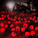 Illuminate Your Halloween with Miucat Solar Eyeball Lights