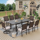 The Ultimate Outdoor Experience with the MIXPATIO 9-Piece Patio Dining Set