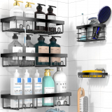 Maximize Your Space with Moforoco Adhesive Shower Caddy Organizer