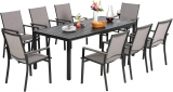 Ultimate Guide to the 9 PCS Patio Dining Chairs and Extendable Table Set