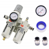 Comprehensive Review of RIH Pneumatics 3/8″ NPT Compressed Air Filter Regulator Lubricator Combo