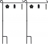 YEAHOME 2PC Garden Flag Holder Stand Review